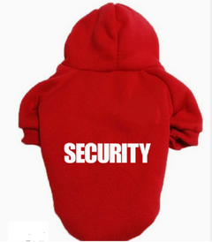 Fleece hooded dog sweater